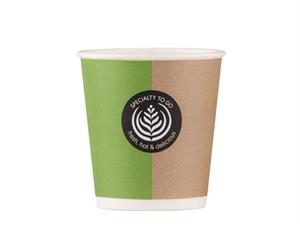 Termobeger Coffee-to-go papp 10cl (80) Pappbeger til varme drikker 