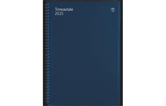9445147   Timeavtale Spiral A4 bl&#229; 160Bl 