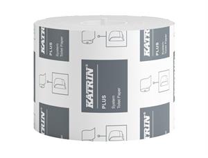 Toalettpapir KATRIN Plus System 85,5m 2-lag til dispenser KATRIN System 