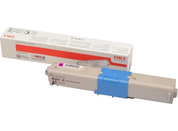 Toner OKI C332/MC363 magenta 1.5K Rød tonerkassett til OKI 