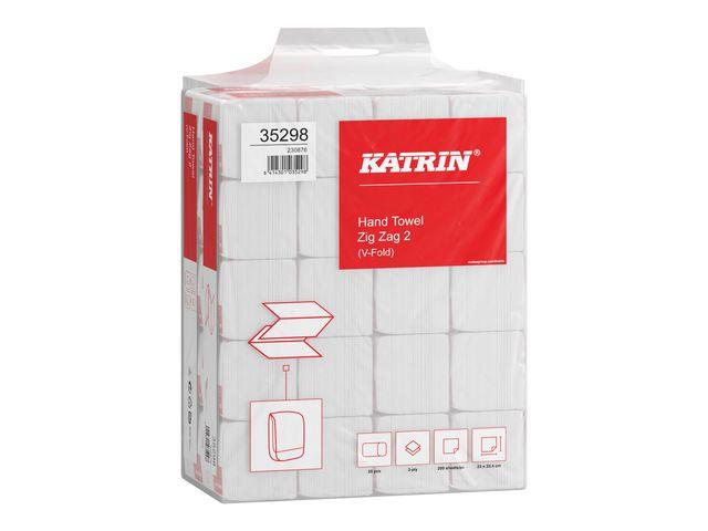 281659 Katrin 35298 T&#248;rkeark KATRIN Zig Zag 2L (200) 20 pakker &#224; 200 ark (falsede)