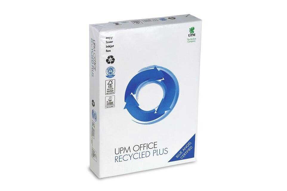 9435494 UPM  UPM Office Recycled Plus A4, 80 gr Resirkulert kopipapir (500 ark)