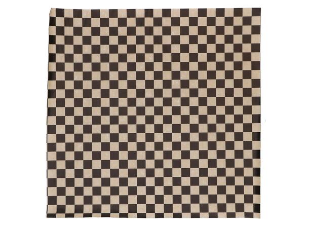 Wrapspapir 30x30cm Sjakkruter (2000) Greaseproof | Hamburgerpapir 