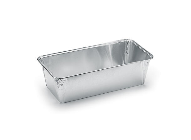 Aluminiumsform foldet 250 x 121 x 68  mm Foldet aluform | 1500 cm3 | (600 stk) 