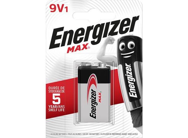 Batteri ENERGIZER Alkaline Max 9V 