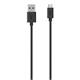 9436444 BEL66252 Belkin USB-A to MicroUSB, Black (2m) 