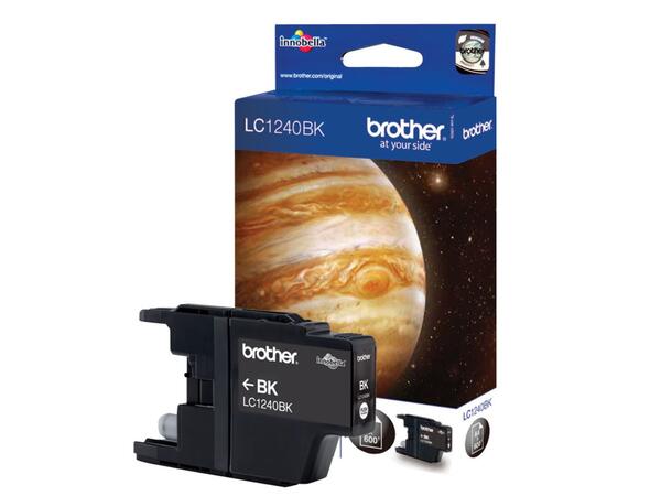 Blekk BROTHER LC1240BK Sort 