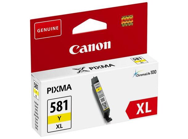 Blekk CANON CLI-581XL Gul Pixma | Blekkpatron | Farge 