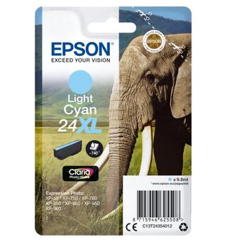 Blekk EPSON 24XL C13T24354022 lyseblå