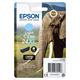 148013 EpsonC13T24354022 Blekk EPSON 24XL C13T24354022 lyseblå 