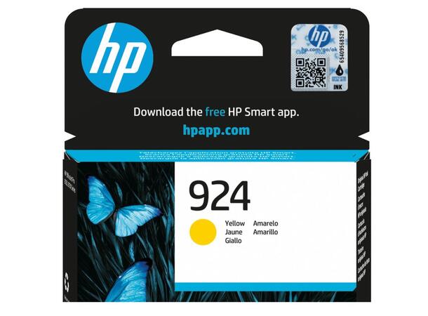 Blekk HP 924 Gul Blekk | HP | Farge | Gul 