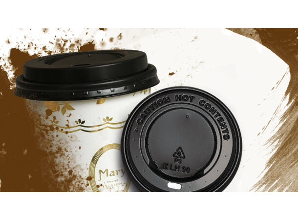 Cupprint Hotcup LIDS for 16 oz Black 