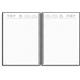 303474 Grieg kalender98143926 Dagbok GRIEG A4 spiral linjert 2026 sort Almanak Kalender Planlegger