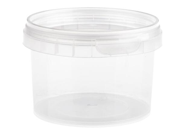 Dressingbeger m/ lokk 28 cl klar (432) Beger med forsegling 