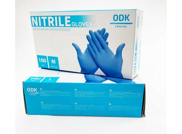 Engangsanske Nitril pudderfri (100) 