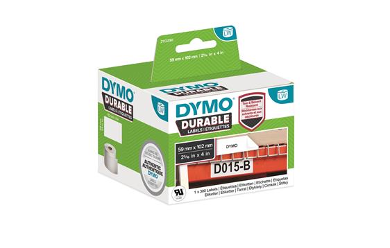 227542  2112290 Etikett DYMO Durable 59mm x 102mm (300) Dymo | Selvklebende