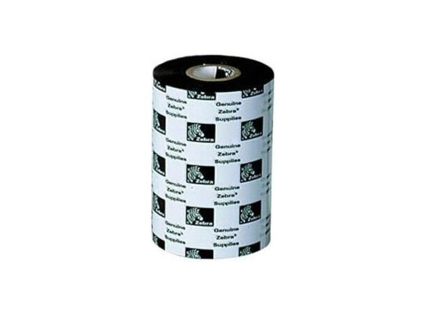 Fargebånd thermotransfer til Zebra sort 83 mm x 300 meter | eske med 6 ruller 