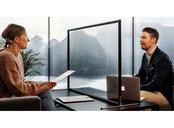 Flexiframe® enkel ramme med rett fot 700 x 100 cm | 100 x 70 cm 