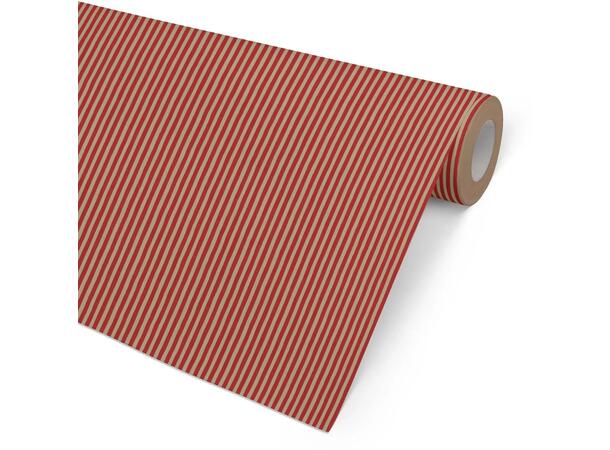 Gavepapir Floating stripe, red gold 57cm Diskrull 7 kg | 154m | Jul 