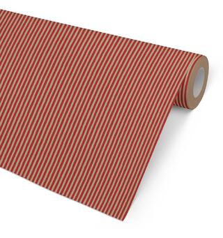 Gavepapir Floating stripe, red gold 57cm Diskrull 7 kg | 154m | Jul