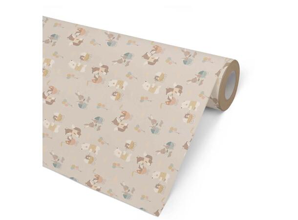 Gavepapir Minibuddy 57cm Diskrull 7 kg  | 154m | Barn 