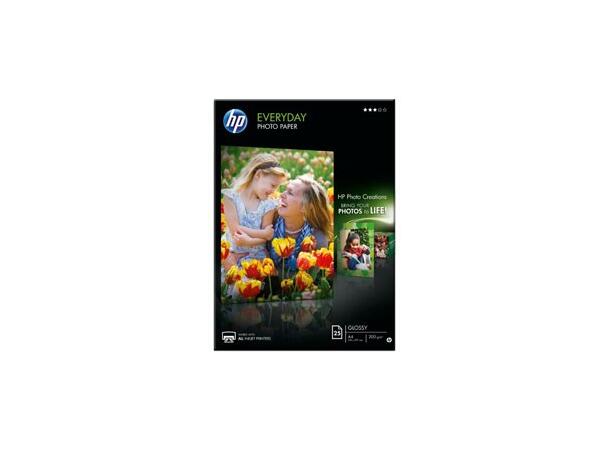 HP A4 Everyday Gloss Foto Papir 200g(25) 