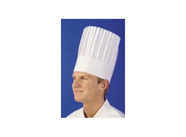 Kokkehatt med krone non-woven 25cm (50) 