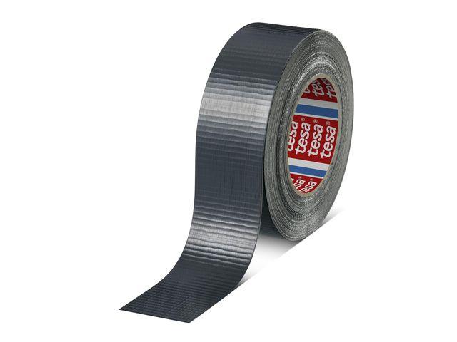 6542478 Tesa 04662-00086-02 Lerretstape TESA 48mmx50m sølv 
