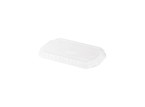 Lokk DUNI takeaway APET 256x163x12 (246) Gjennomsiktige take-away-lokk 