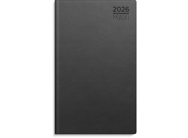 Lommekalender GRIEG Maxi 2026 imit. grå 