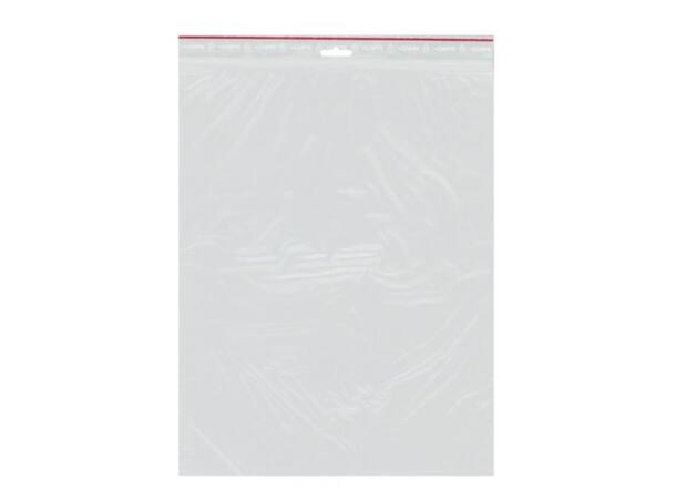Lynlåspose 450 x 500 mm u/skrivefelt (500) | 50my | Med eurohull 