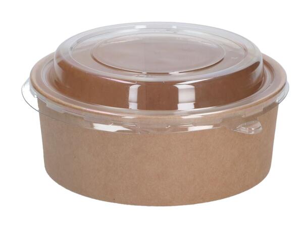 Mat -og salatboks rund natur 750 ml | 137 x 65 mm | 300 stk. 