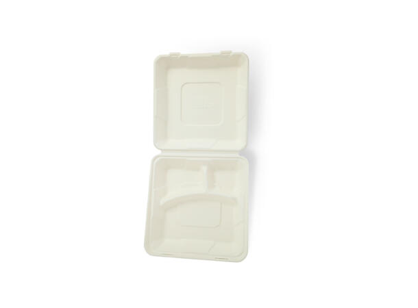 Matboks fiber 3-rom 21,5 x 21,5 x 6cm | 250 stk pr eske 