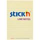 9446927  Notatblokk Stick'n linjert 102x152 (6) Post-IT | Linjert | beskjedlapp