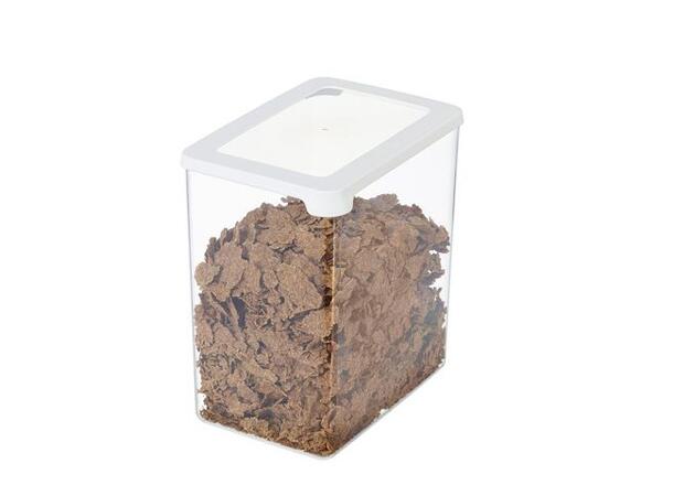 Oppbevaringsboks GASTROMAX tørrmat 3,5L Transparent boks for oppbevaring av mat 