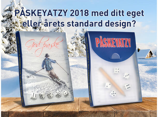 Påskeyatzy | yatzyspill komplett med eget logotrykk 