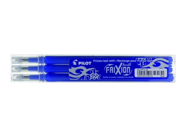 Refill geleroller PILOT Frixion blå (3) 