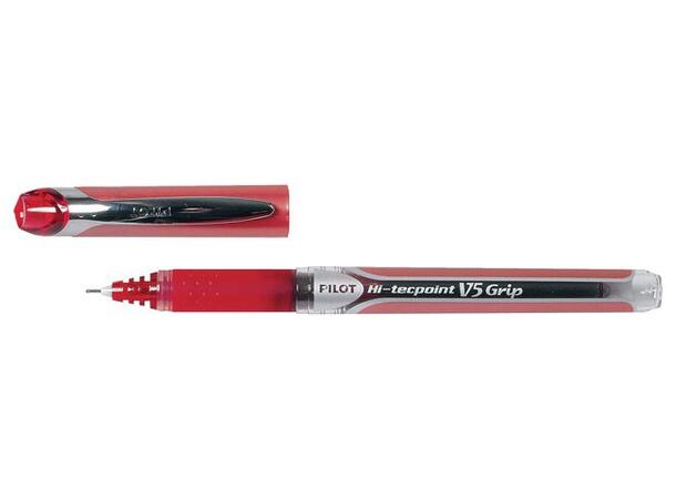 Rollerpenn Pilot V5 Grip rød 