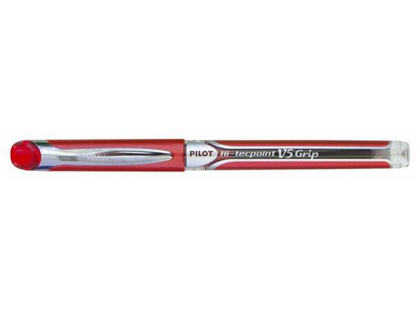Rollerpenn Pilot V5 Grip rød 