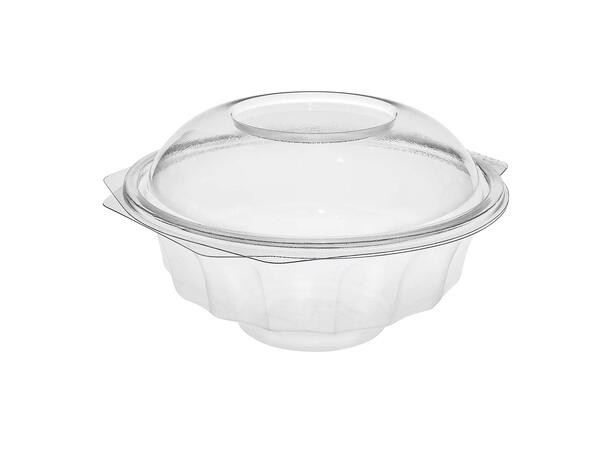 Salatbeger SH 500 ml | 150 x 87  mm beger med hengslet lokk i rPET (300 stk) 