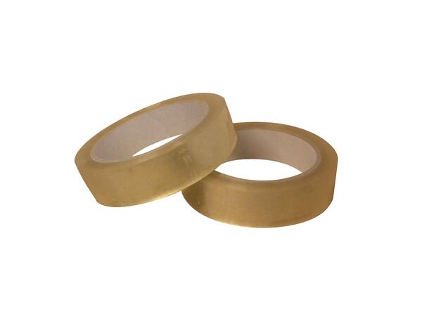Tape PPAC NN 25mm X 66m 28my Klar Støysvak | PP Acryl 