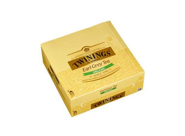 Te TWININGS Earl Grey økologisk (100) Økologisk kvalitetste fra TWININGS 