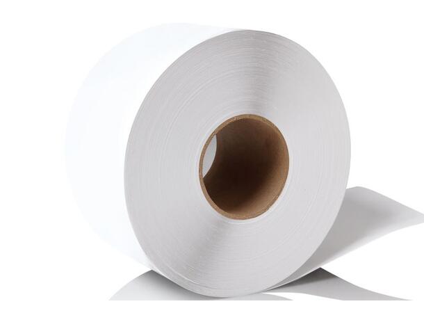 Termoetikett 45 x 80 mm hvit nøytral ruller à 450 stk, permanent lim | 25 mm 