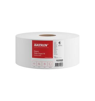 Toalettpapir Katrin Basic Gigant 1-lag 435 meter, resirkulert