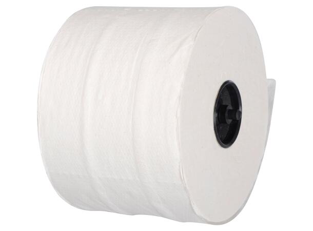 Toalettpapirrrull ABENA i nyfiber toalettrull 2-lags, 100m. 
