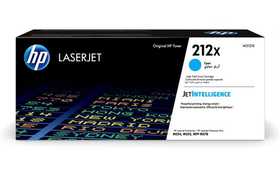 9437576 HP W2121X Toner HP 212X Cyan 10 000 sider ved 5 %