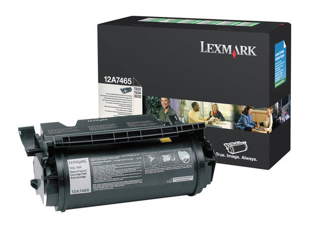 Toner Lexmark 12A7465 T632 Bk T632/T634 (Prebate) 32K 