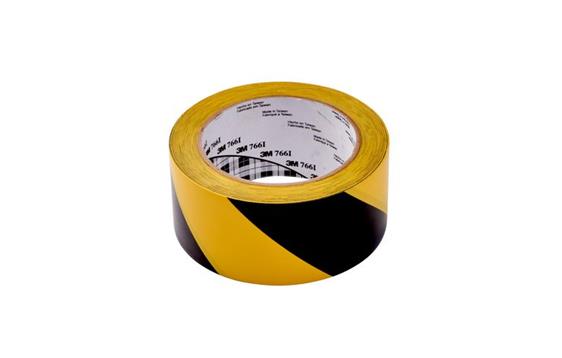 219018 3M 7100015263 Varseltape 3M 766 gul/sort Advarseltape