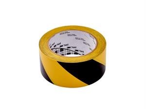 Varseltape 3M 766 gul/sort Advarseltape 