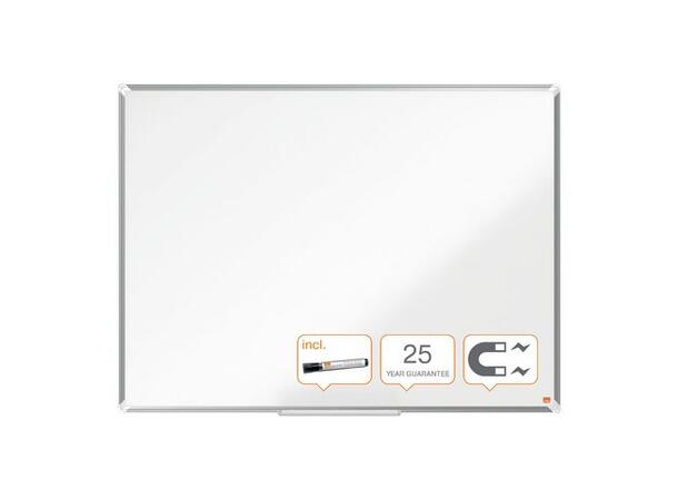 Whiteboard NOBO Premium emalje 120x90cm Emaljert, magnetisk whiteboardtavle 